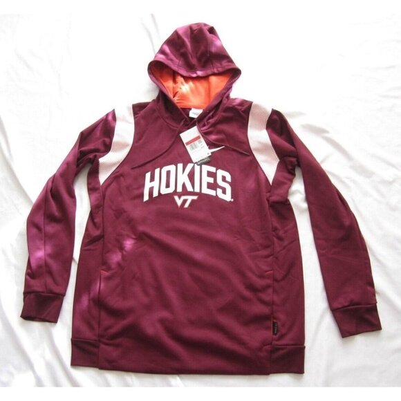 New Men Nike On Field Virginia Tech Hokie Hoodie Pullover Sz L (DN6557-669) NW96 - Picture 1 of 11